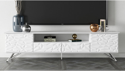 Vortice TV Stand - White