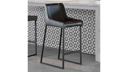 Helena Counter Stool - Black/Gray