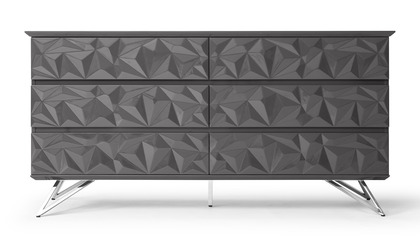 Vortice Accent Chest - Gray