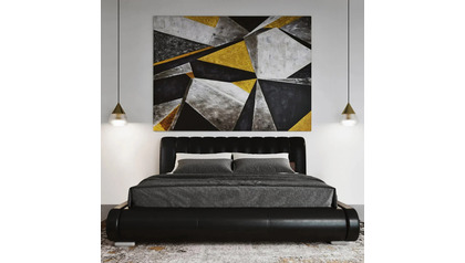 Concrete Deco Canvas Art - 96" x 70"