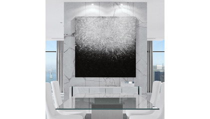 Lunar Tranquility Canvas Art - 60" x 60"