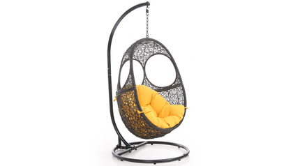 Malaga Swing Chair - Black