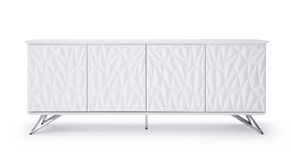 Vortice 78" Sideboard - White