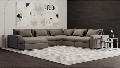 Soriano U Sectional - Gray