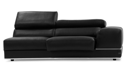 Wynn 3 Seater with Arm - Black