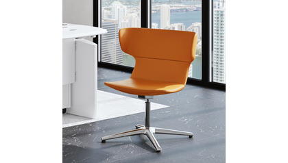 Covey Leather Guest Chair