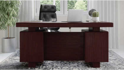 Monroe Desk - Mahogany