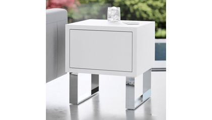 Neve End Table - White