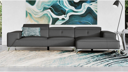 Raj Sectional - Slate - Right Chaise