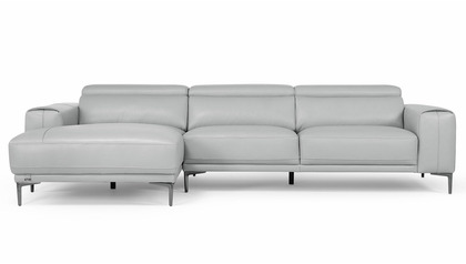 Rousso Sectional - Silver Gray