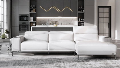 Rousso Sectional - White