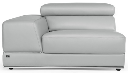 Wynn 1 Seater with Arm - Silver Gray