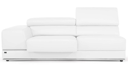 Wynn 3 Seater with Arm - White