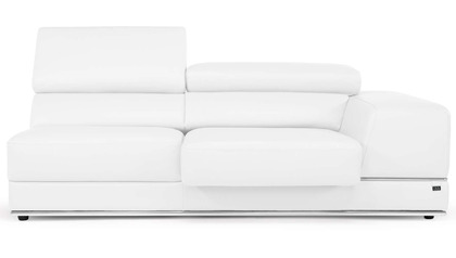 Wynn 3 Seater with Arm - White