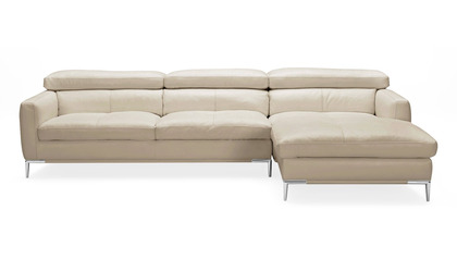 Eden Sectional with Ottoman - Beige