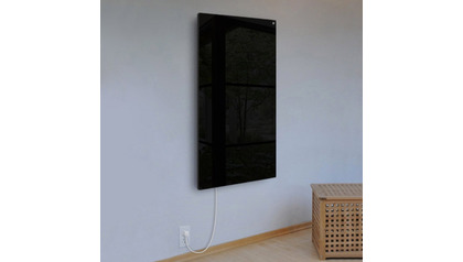 Ember Glass Black Radiant Heating Panel