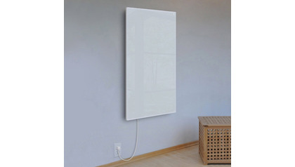Ember Glass White Radiant Heating Panel