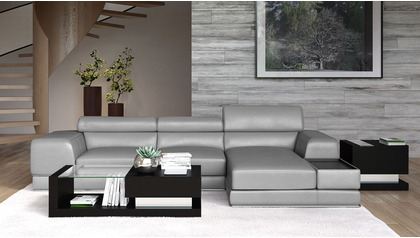 Encore Sectional - Silver Gray