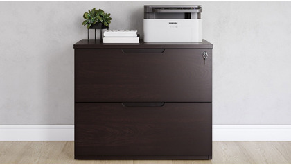 Hayes Lateral Filing Cabinet - Dark