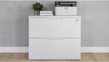 Hayes Lateral Filing Cabinet - White