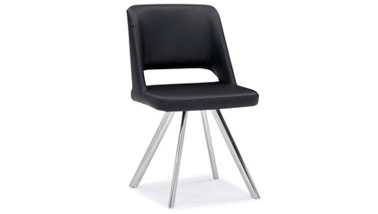 Juneau Dining Chair - Polished Stainless