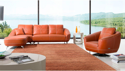 Lucy Sectional Set - Orange