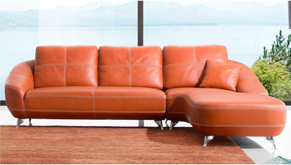 Lucy Sectional - Orange