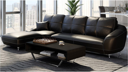 Lucy Sectional - Black