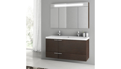 New Space 47 Inch Vanity Set with Medicine Cabinet