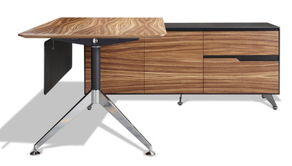 Darin Executive Desk with Right Return Cabinet