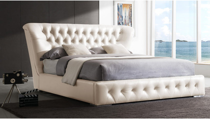 Gemini Leather Bed