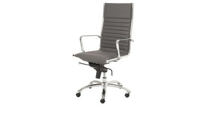 Kinsey High Back Office Chair - Chrome Base