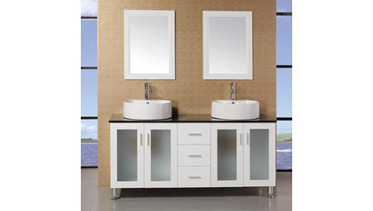 Maya 60" Double Sink Vanity Set