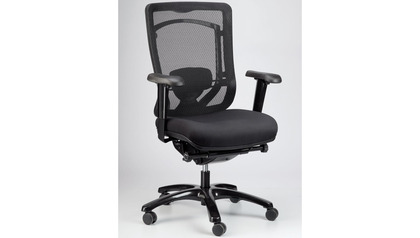 Monterey Mesh Back Swivel Chair with Fabric Seat