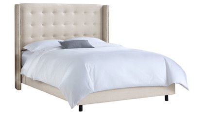 Reanna Tufted Wingback Bed - Full