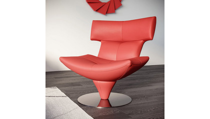 Mora Lounge Chair - Red