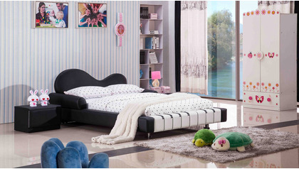 Piano Leather Kids Bed