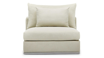 Soriano Armless 1.5 Seater - Beige