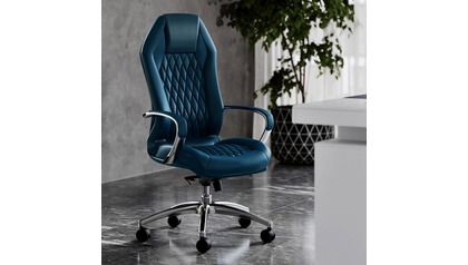 Sterling Leather Executive Chair - Dark Teal