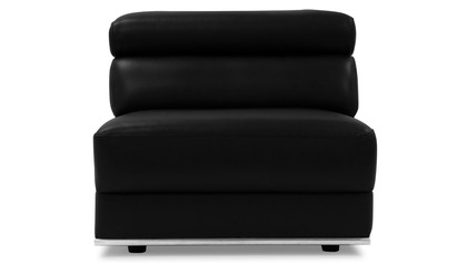 Wynn Armless 1 Seater - Black